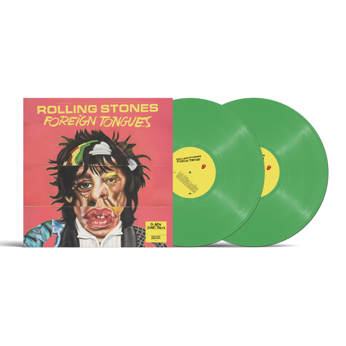 PRE-ORDER: The Rolling Stones "Foreign Tongues" 2xLP (Indie Exclusive 180g Green Vinyl)