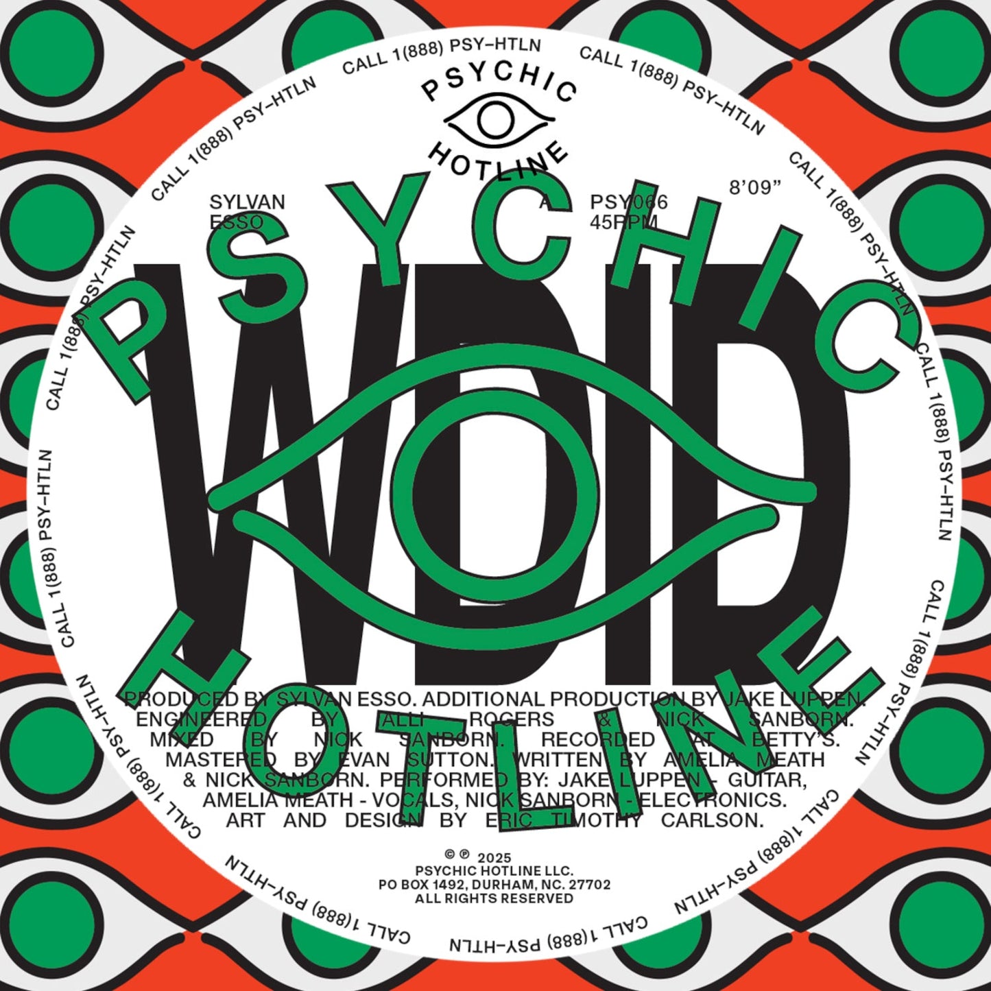 Sylvan Esso "WDID b/w KEEP ON" 12" Single