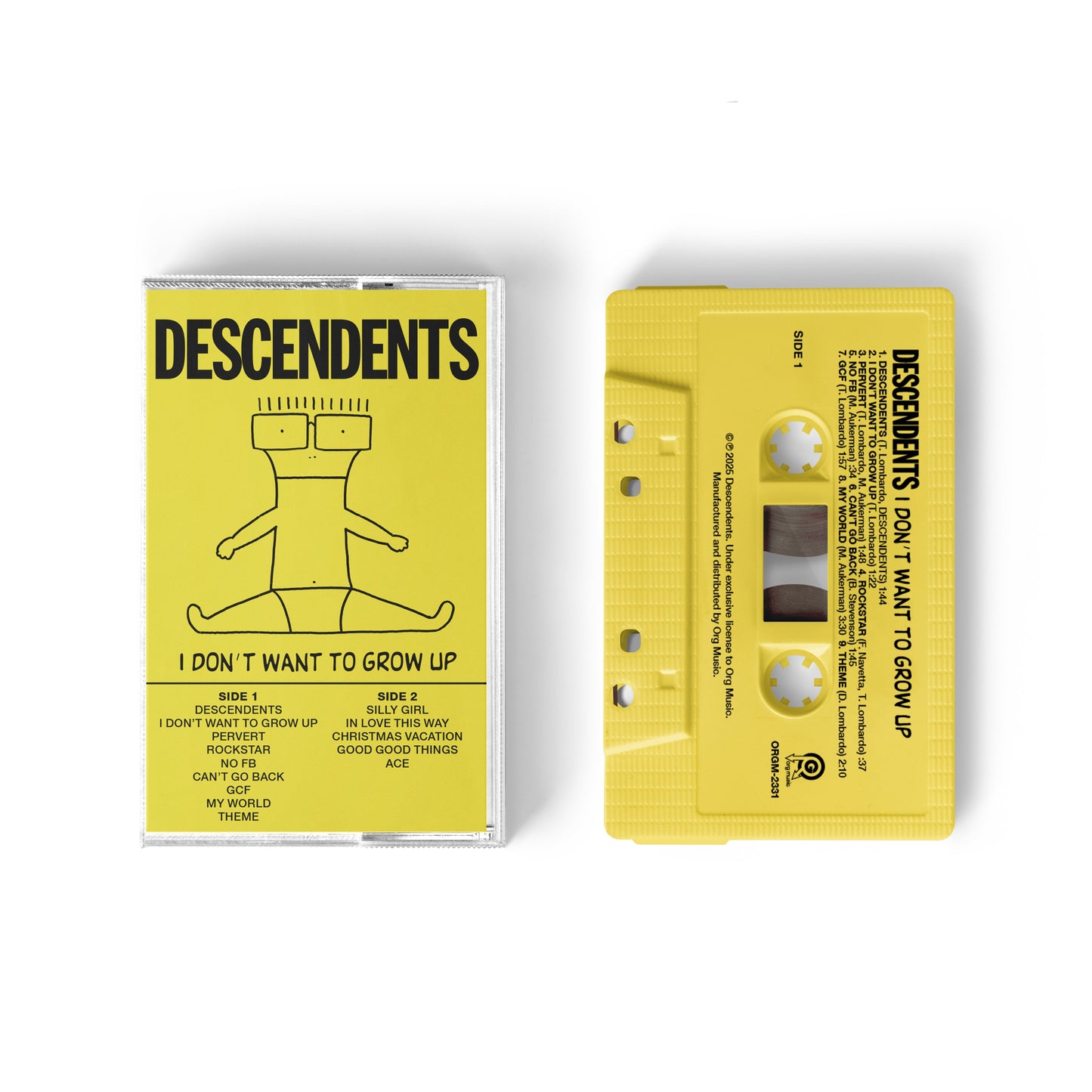 Descendents "I Don't Want To Grow Up" Cassette