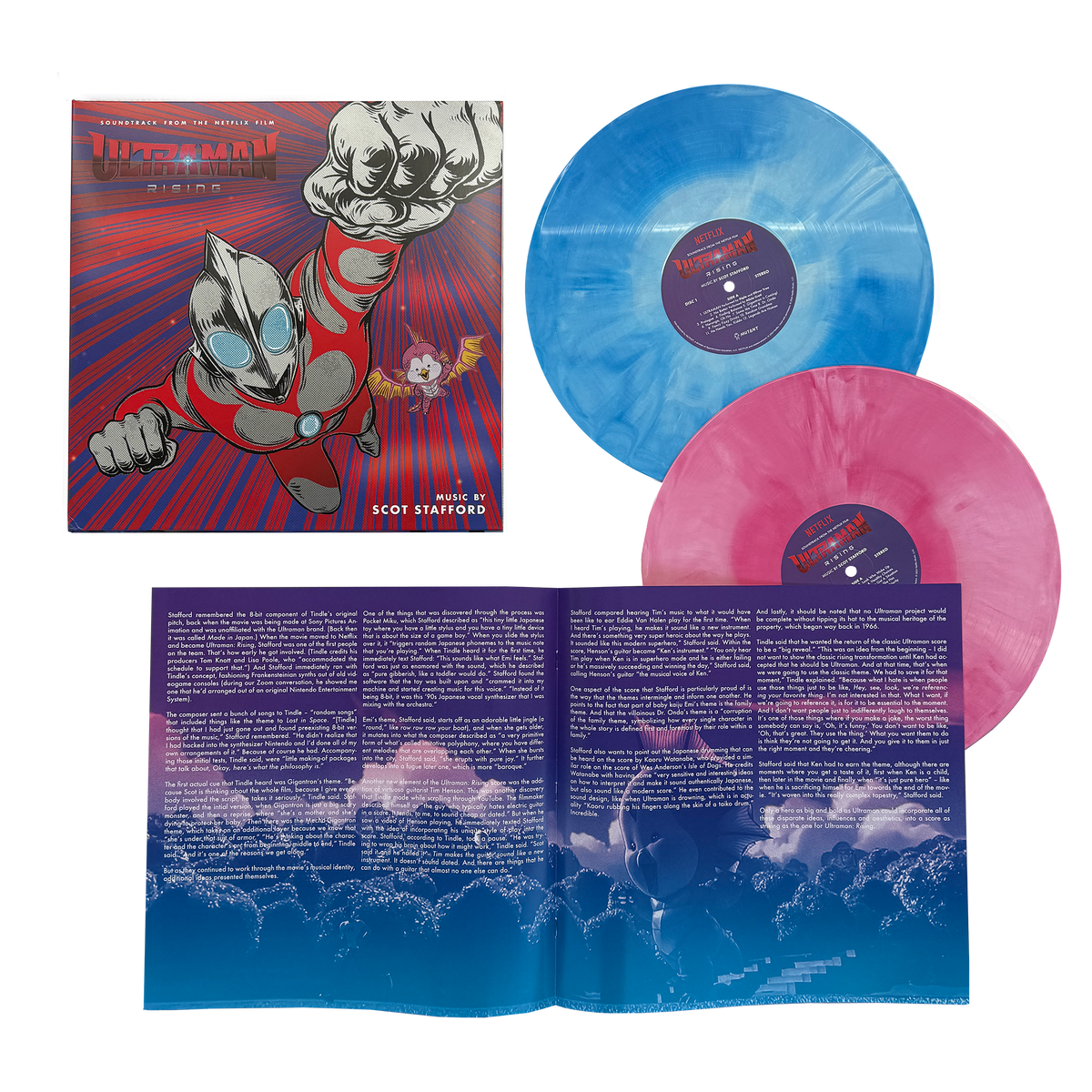 Scot Stafford "Ultraman: Rising (OST)" 2xLP (Color Vinyl)