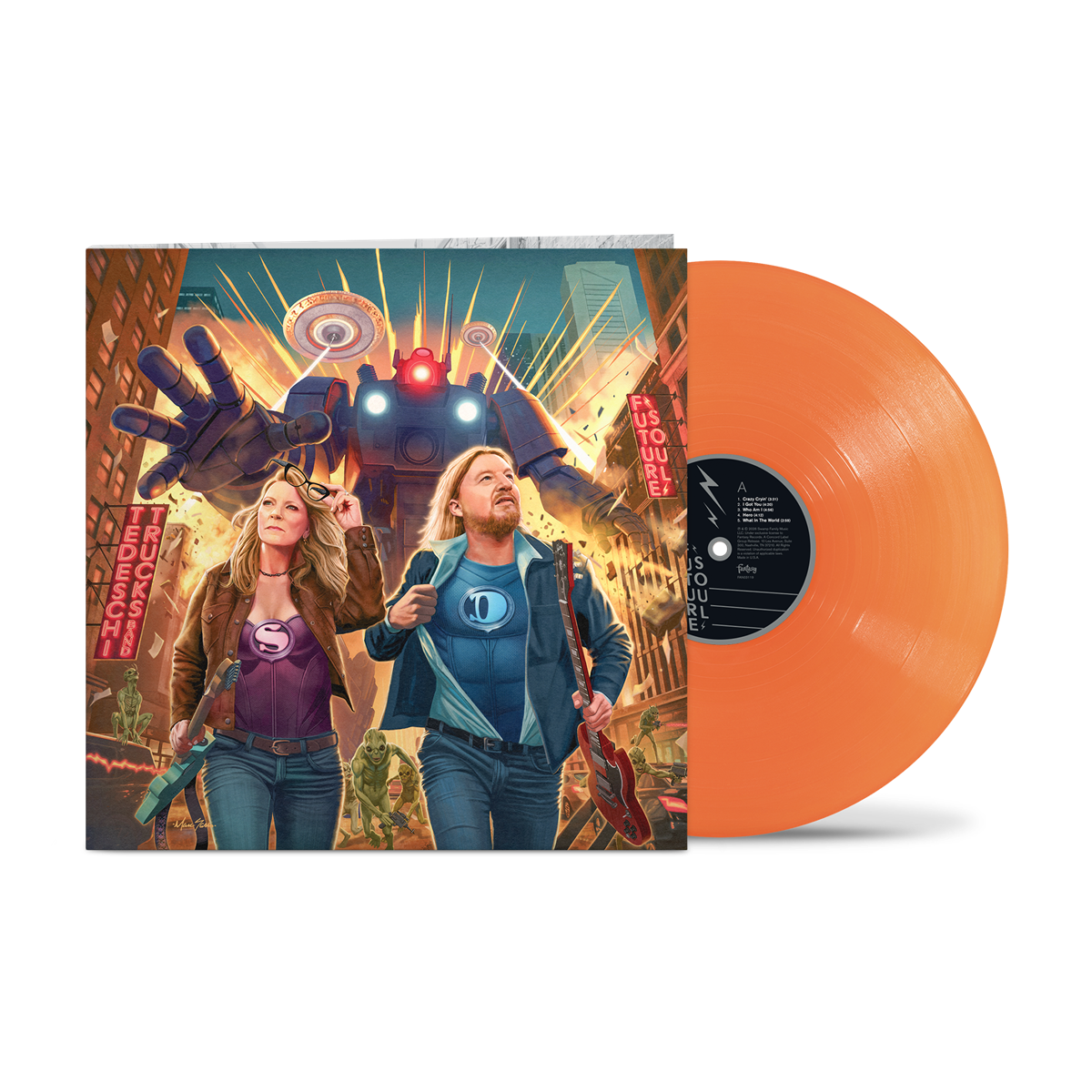 PRE-ORDER: Tedeschi Trucks Band "Future Soul" LP (Indie Exclusive 180g Orange Crush Vinyl)