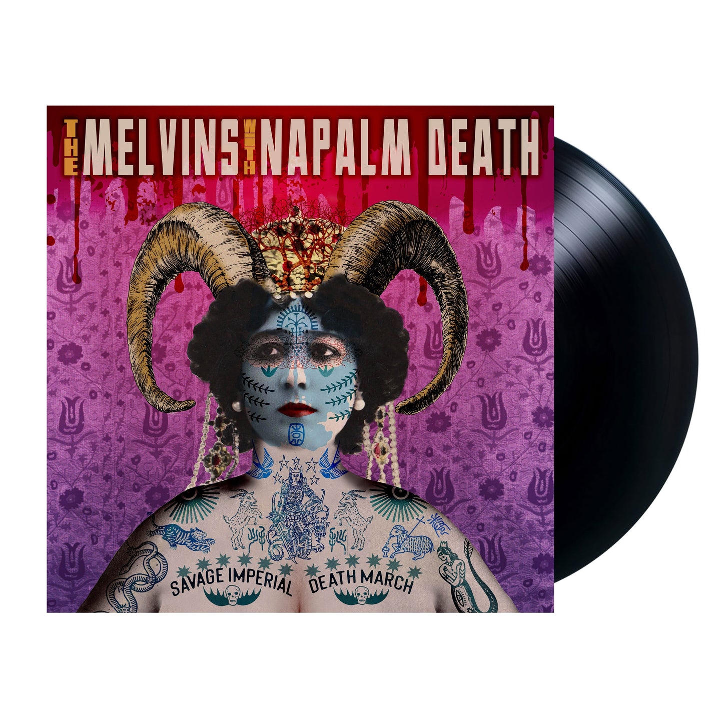 Melvins with Napalm Death "Savage Imperial Death March" LP