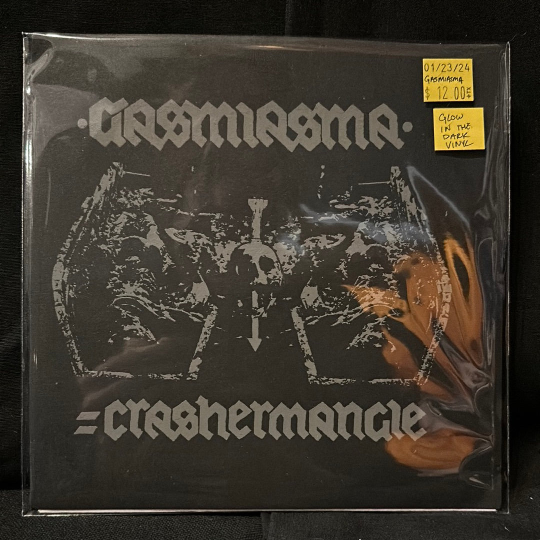 Used Vinyl: Gasmiasma "Crashermangle" 7" (Glow in the dark vinyl)