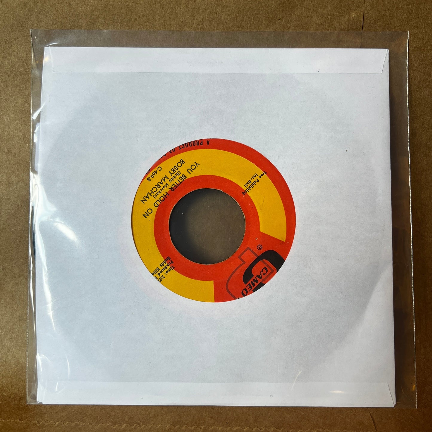 Used Vinyl: Bobby Marchan "Help Yourself / You Better Hold On" 7'