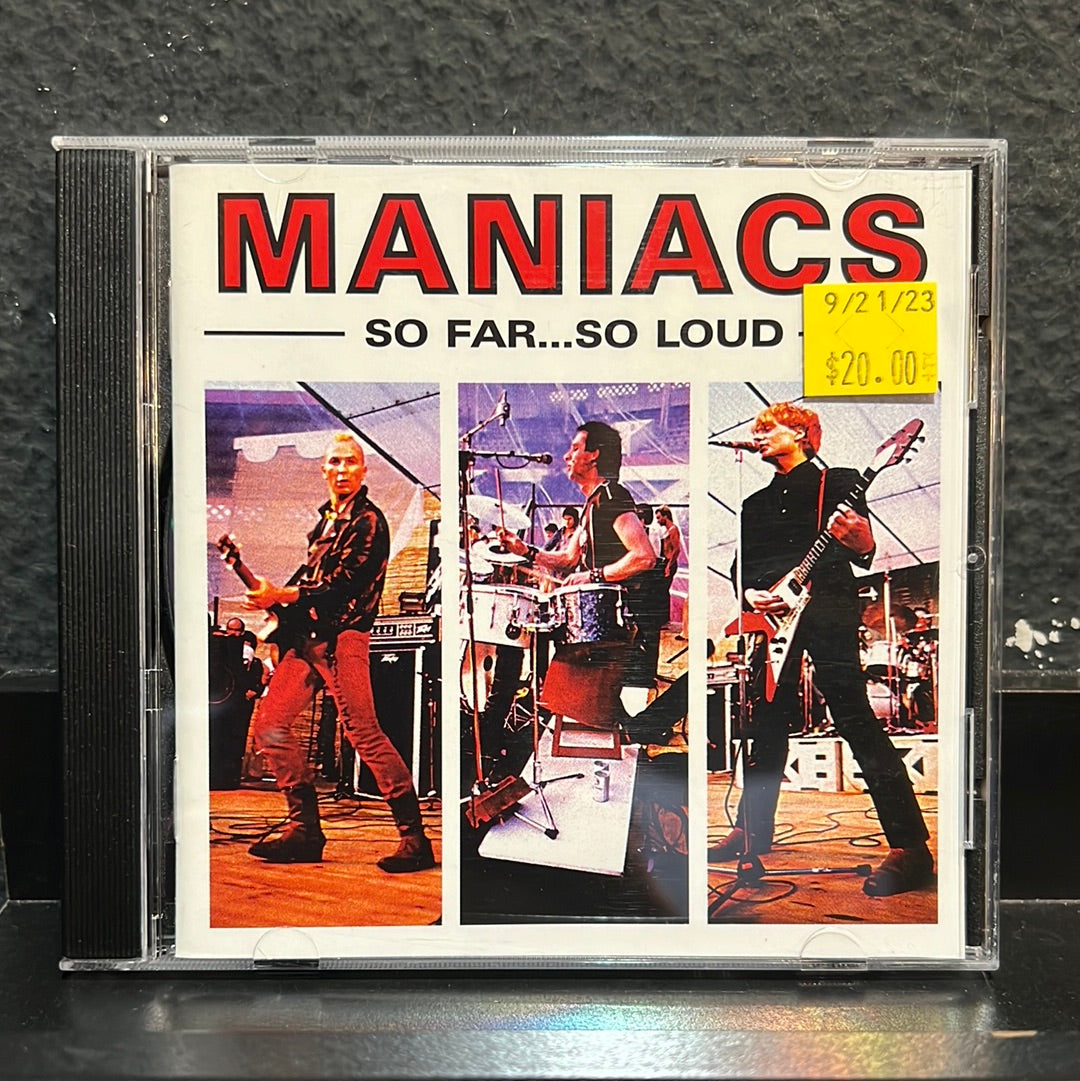 USED CD: Maniacs "So Far... So Loud" CD