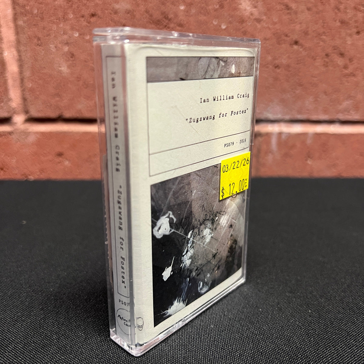 Used Cassette: Ian William Craig "Zugzwang For Fostex" Tape