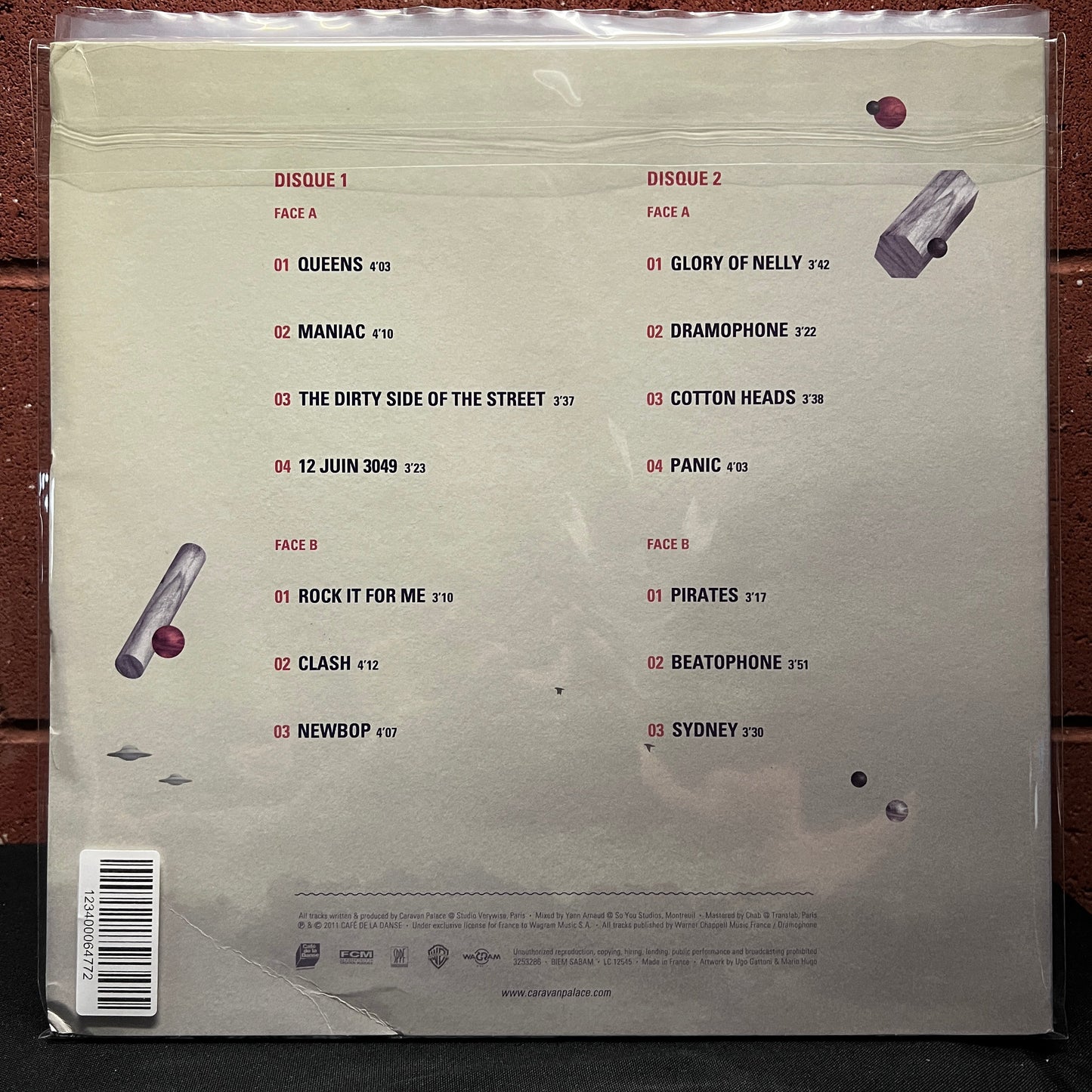 Used Vinyl: Caravan Palace "Panic" 2xLP (2012 French Press - White Vinyl)