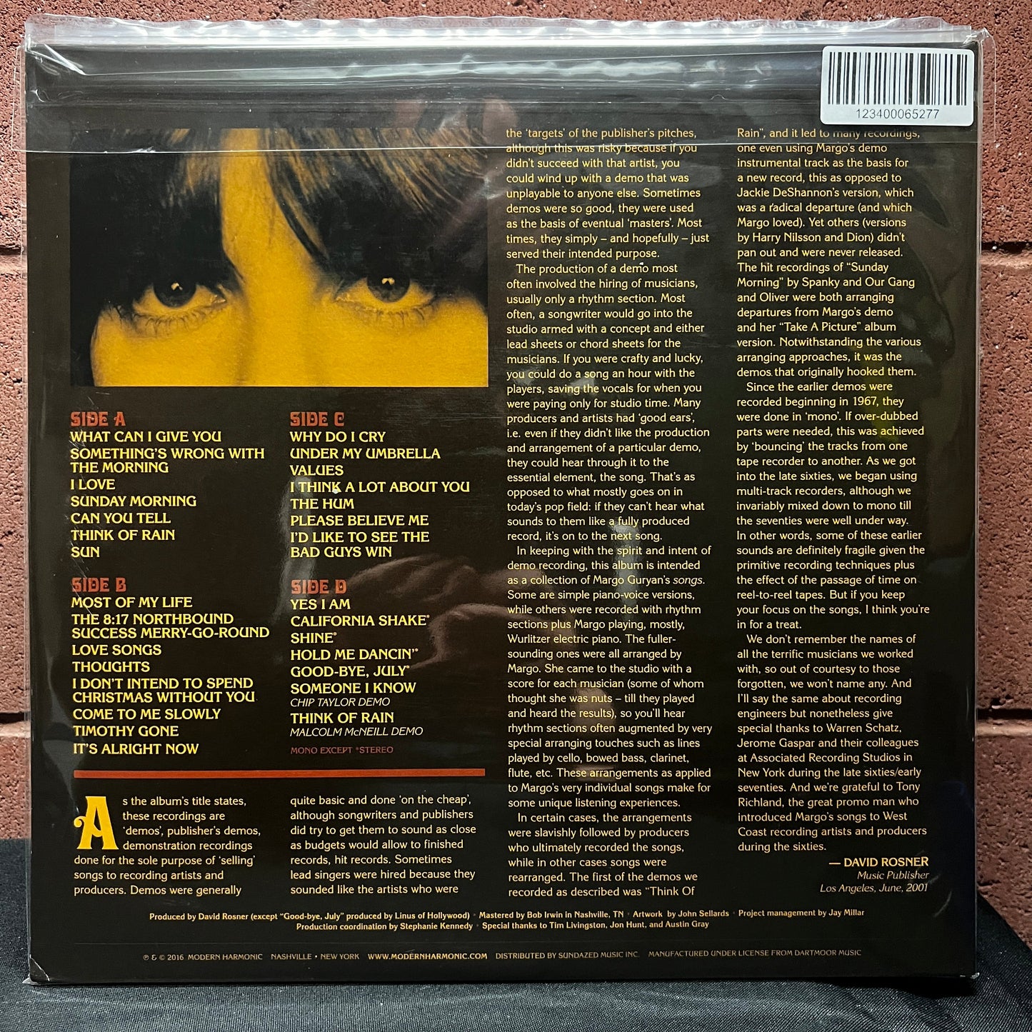 Used Vinyl: Margo Guryan "29 Demos" 2xLP (2016 Press - Red & Blue Vinyl)