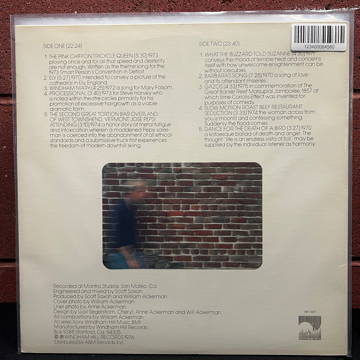 Used Vinyl: William Ackerman "In Search Of The Turtle's Navel - Guitar Solos" LP (1976 Press)