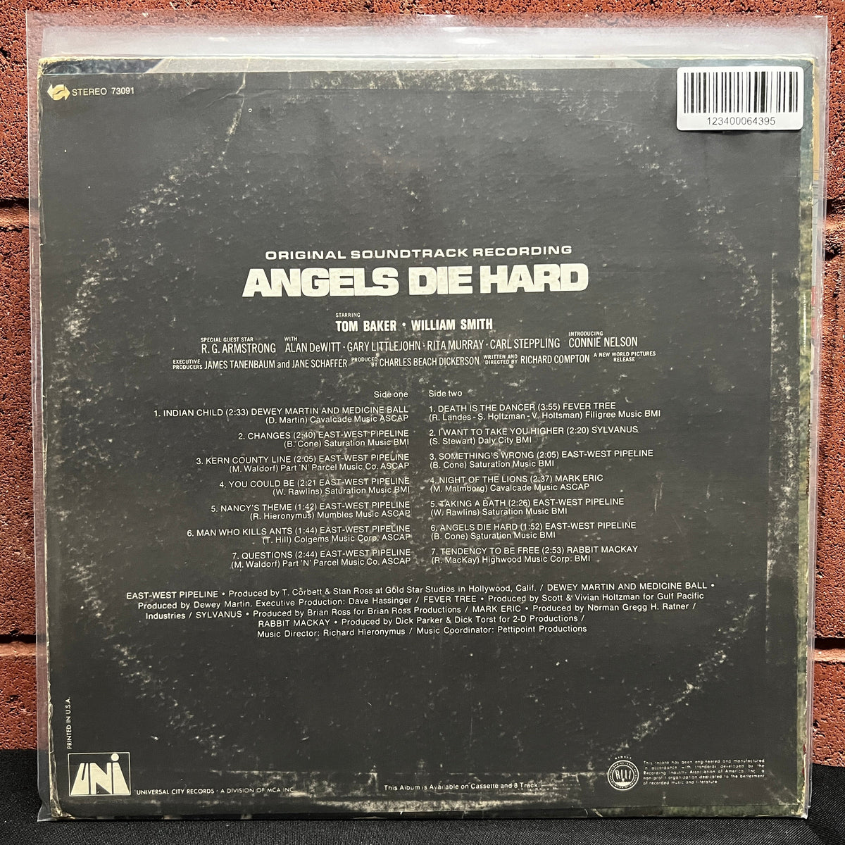 Used Vinyl: V/A - "Angels Die Hard (Original Soundtrack Recording)" LP (1971 Press)
