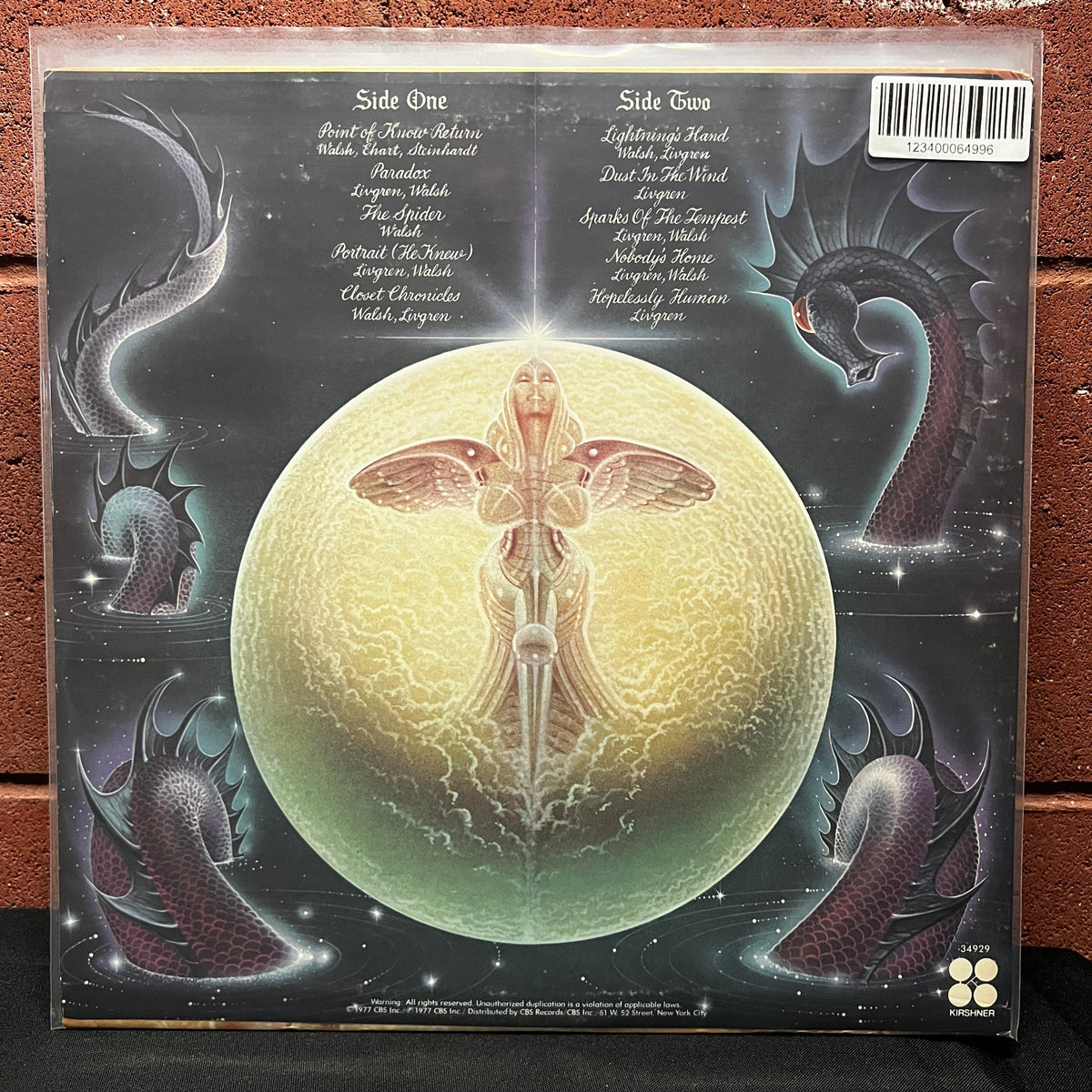 Used Vinyl: Kansas "Point Of Know Return" LP (1977 Press)