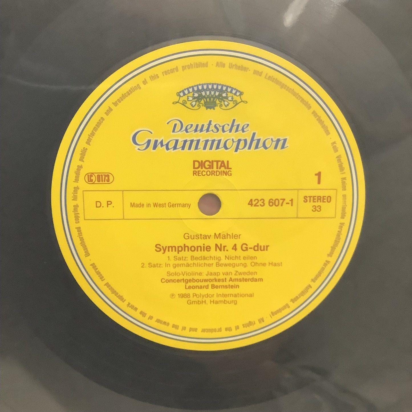 Mahler - Symphonie No. 4 - LP