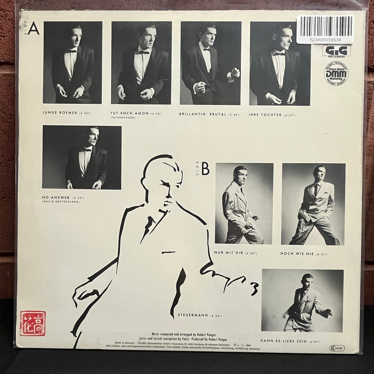 Used Vinyl: Falco "Junge Roemer" (1984 German Press)