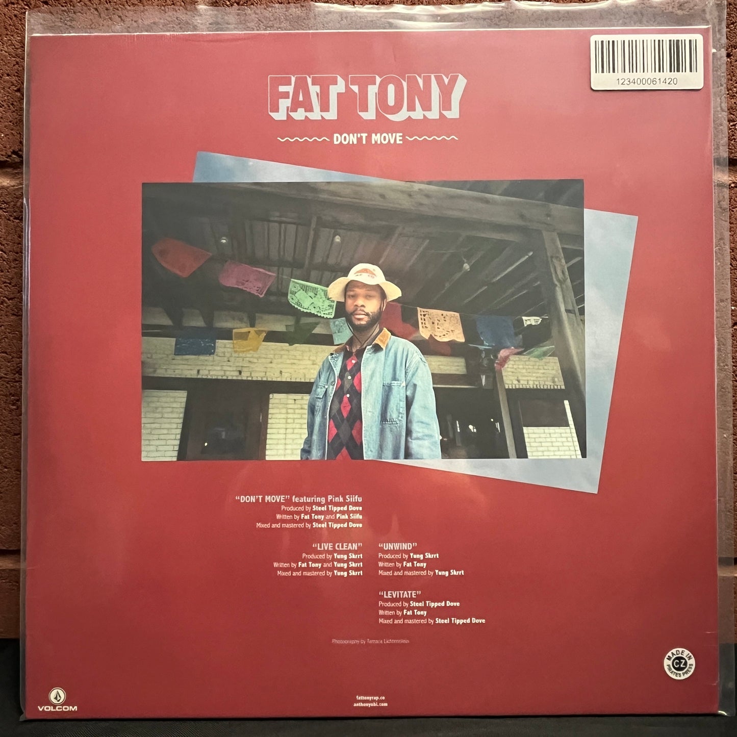 Used Vinyl: Fat Tony "Don't Move" LP (2019 Press, Sealed)