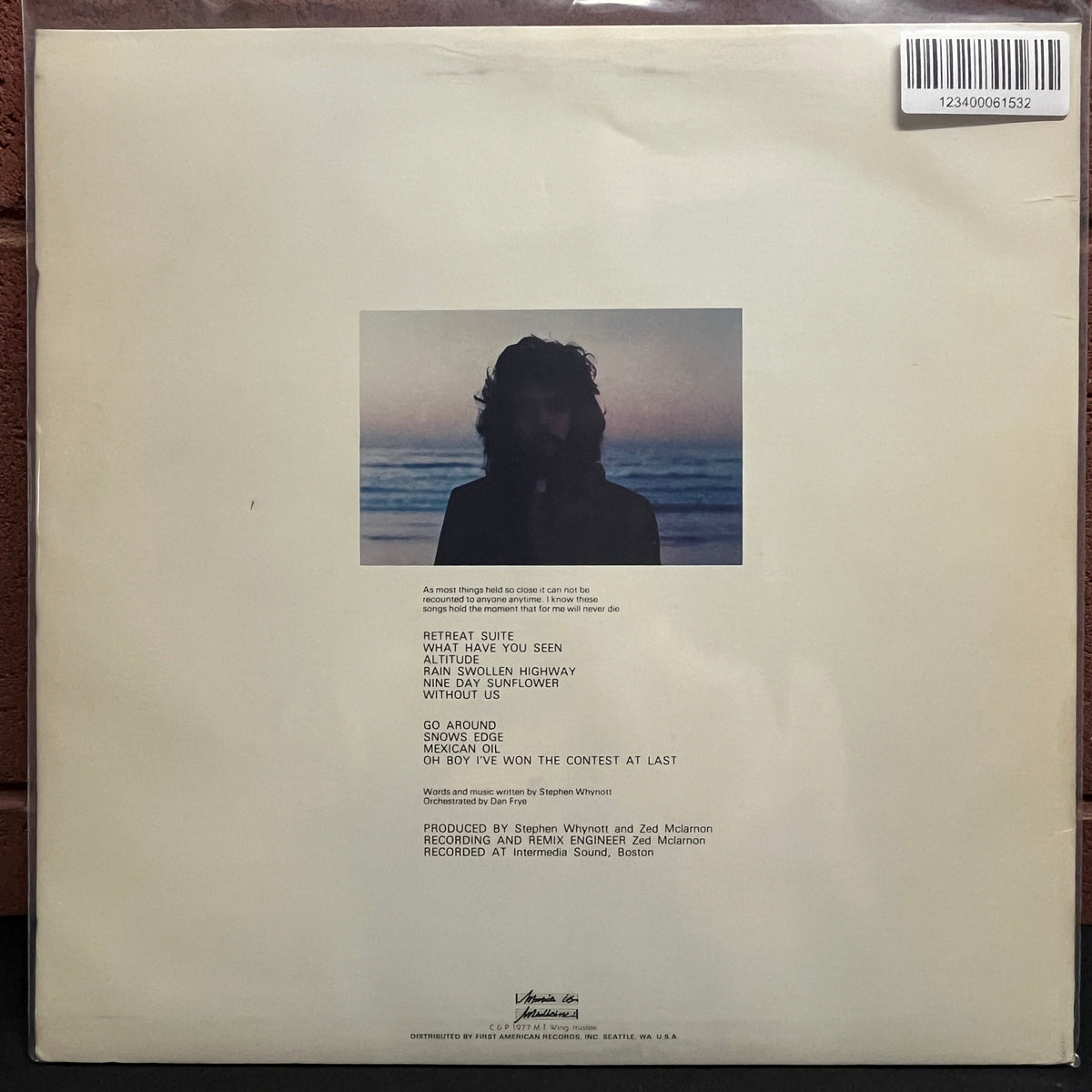 Used Vinyl: Stephen Whynott "From Philly To Tablas" LP (1977 Press)