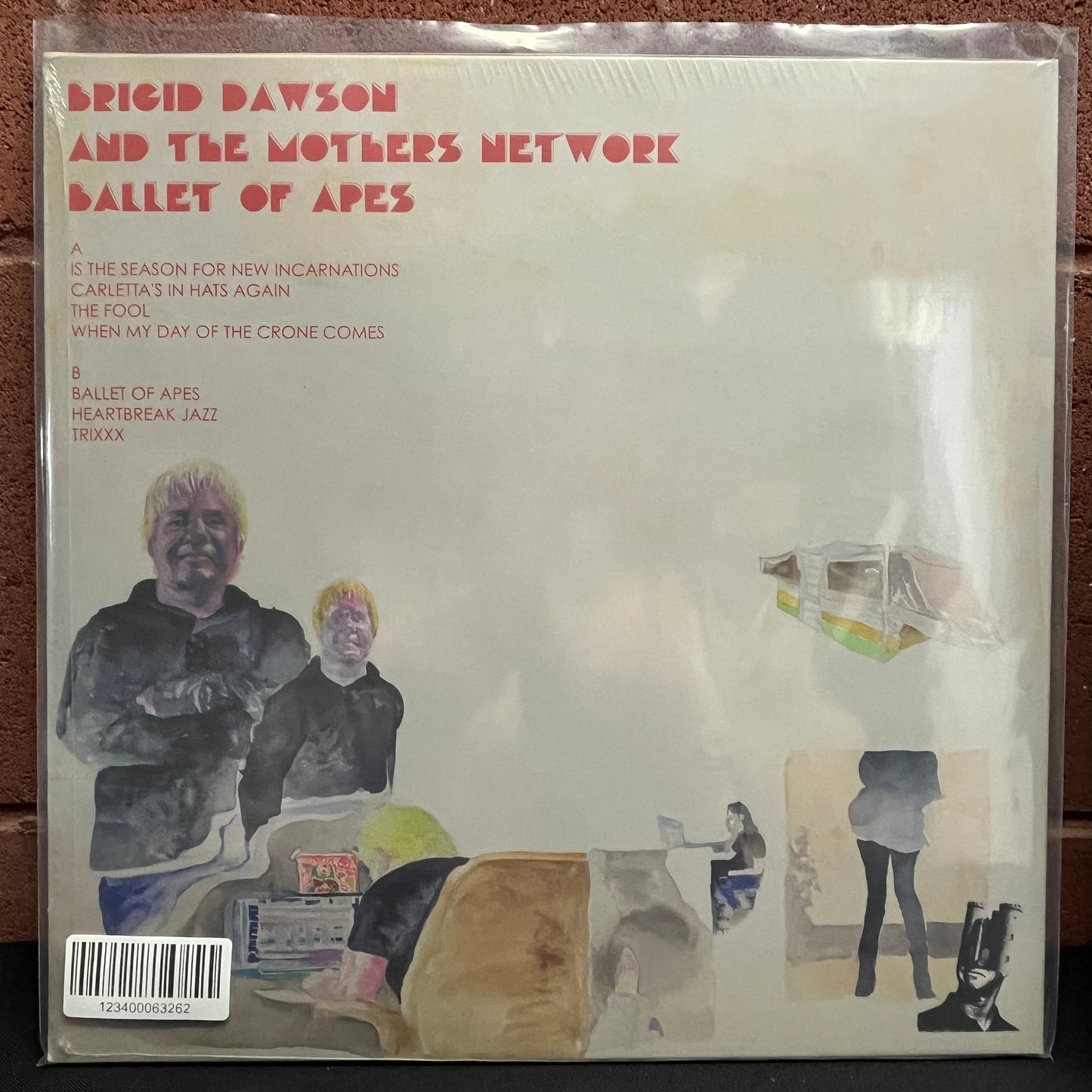 Used Vinyl: Brigid Dawson And The Mothers Network "Ballet Of Apes" LP (2020 Press - Electric Blue Vinyl)