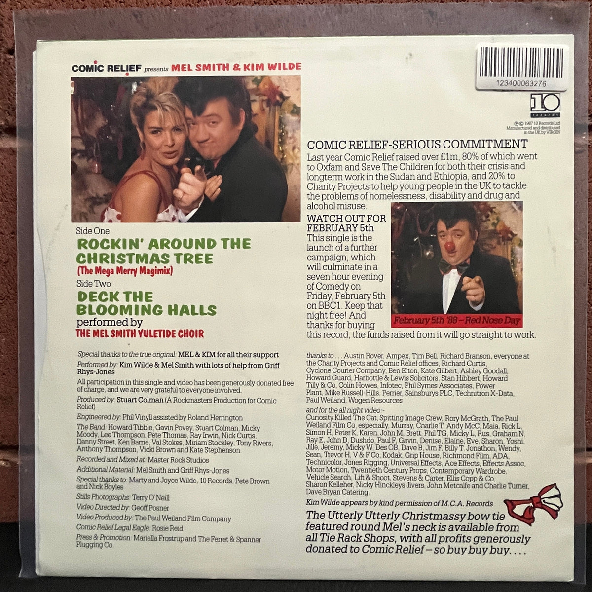 Used Vinyl: Kim Wilde "Mel & Kim – Rockin' Around The Christmas Tree" 12" (1987 UK Press)