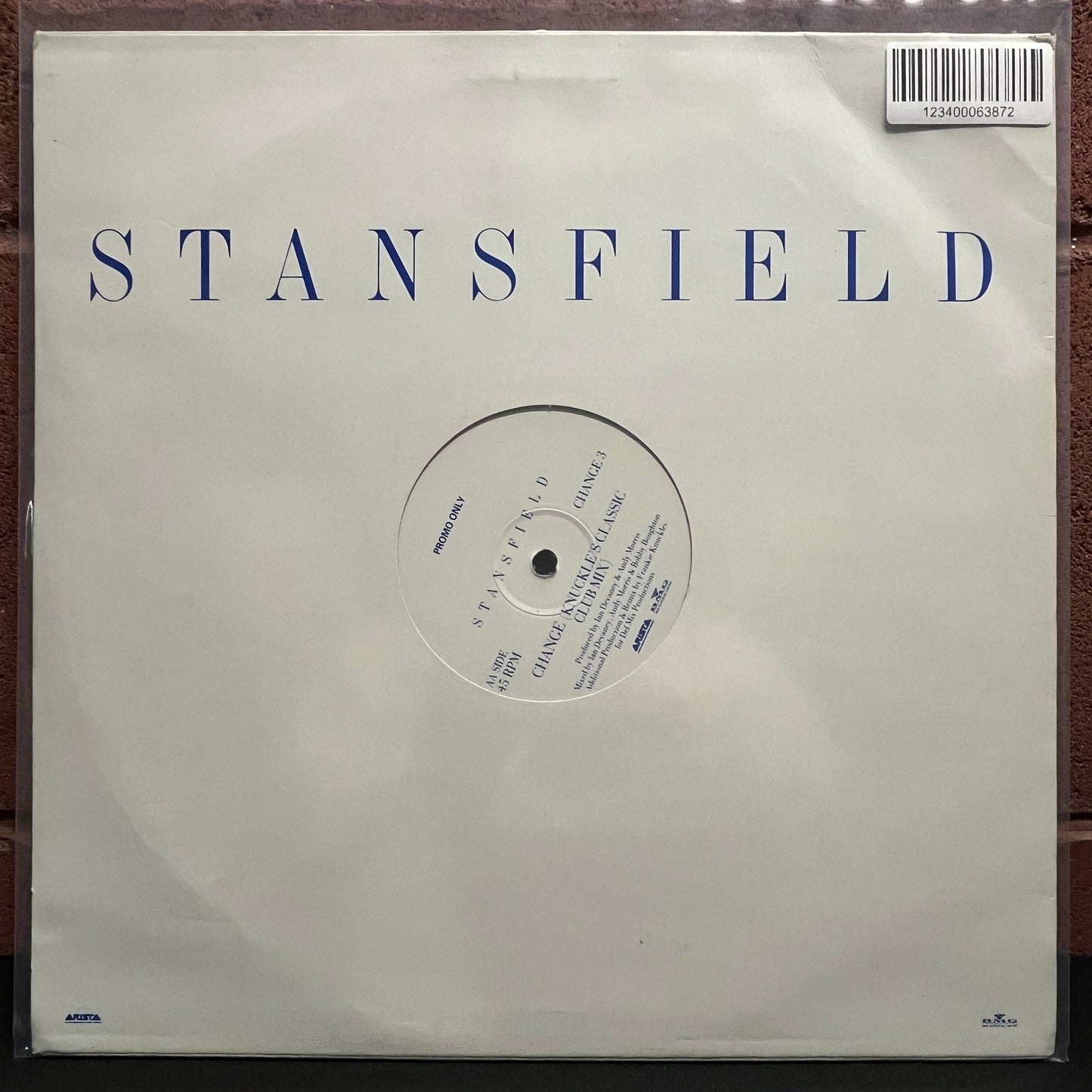 Used Vinyl: Lisa Stansfield "Change" 12" (1991 UK Promo Press)
