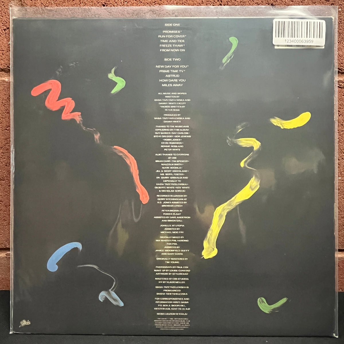 Used Vinyl: Basia "Time And Tide" LP (1987 Press)
