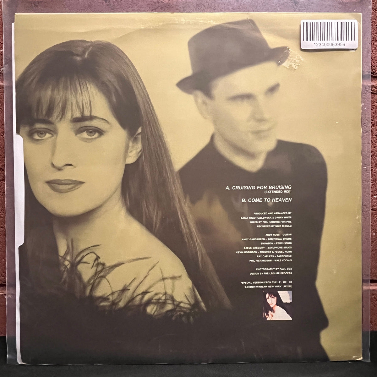 Used Vinyl: Basia "Cruising For Bruising" 12" (1990 UK Press)