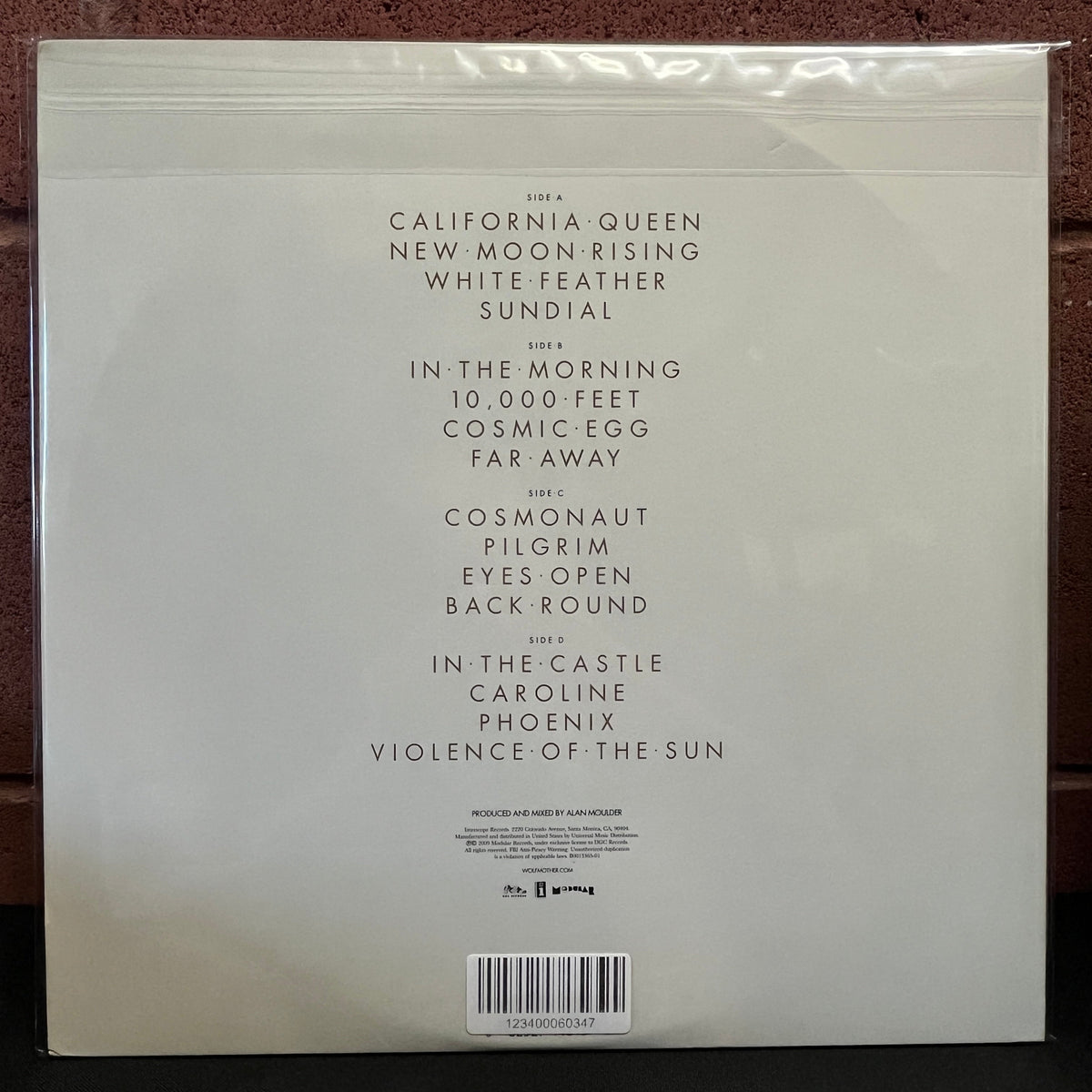 Used Vinyl: Wolfmother "Cosmic Egg" 2xLP