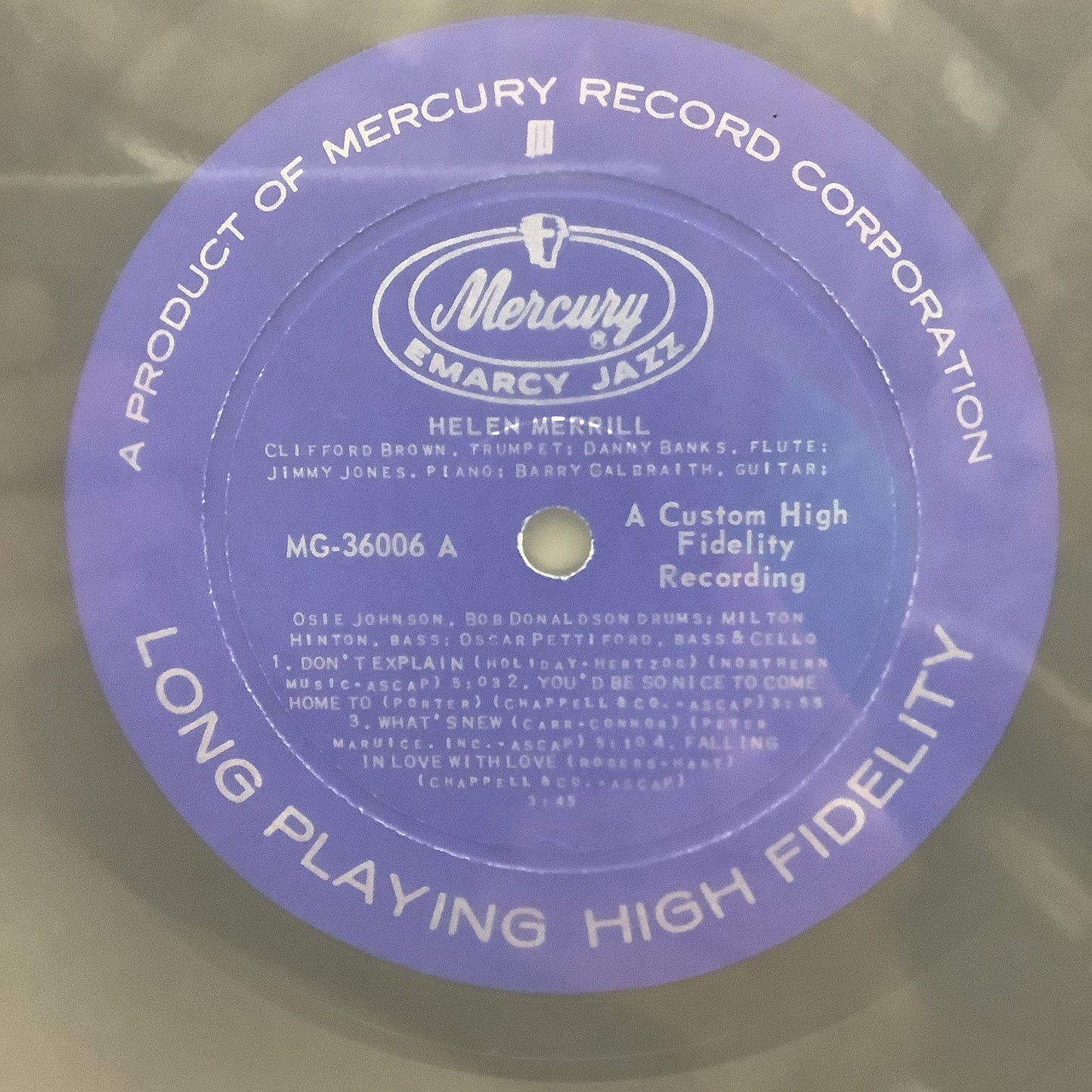 Helen Merrill - Helen Merrill - EmArcy LP