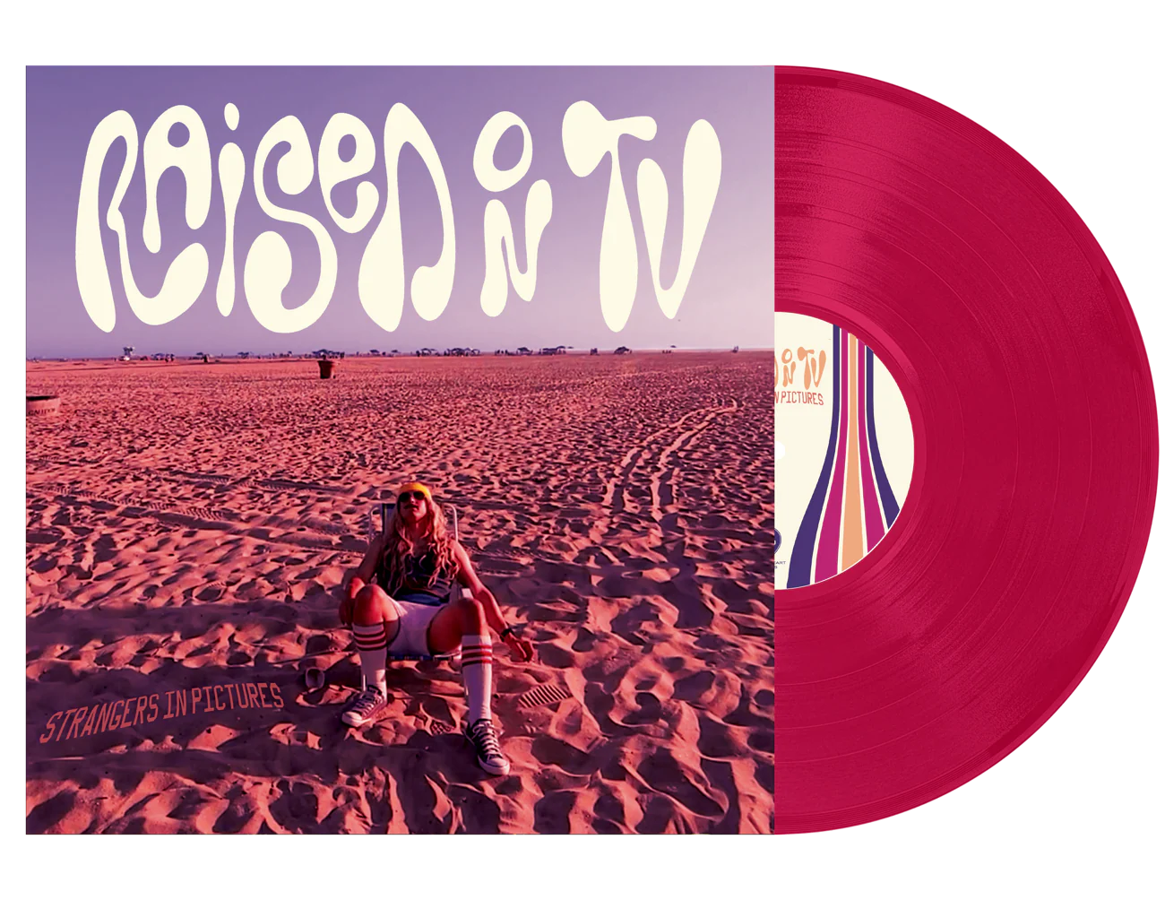 Raised On TV "Strangers In Pictures" LP (Magenta Vinyl)