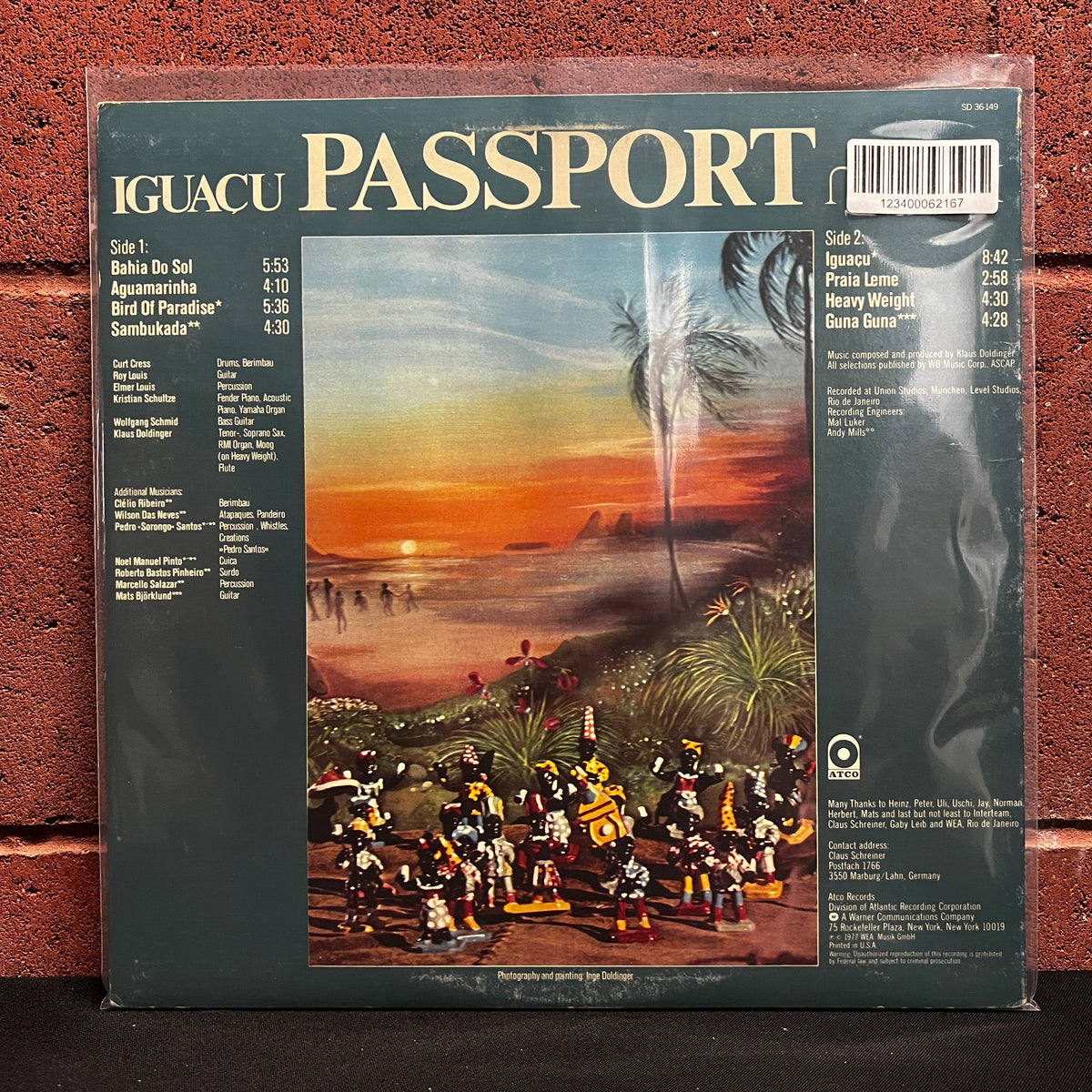 Used Vinyl: Passport ‎"Iguacu" LP (1977 pressing)