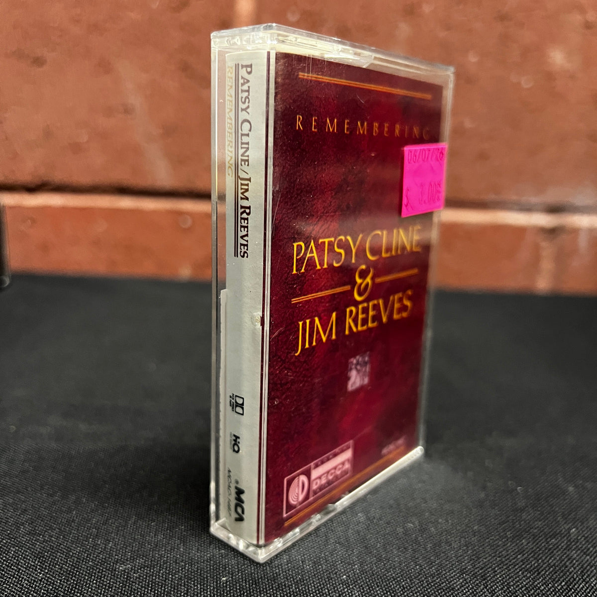 Used Cassette: Patsy Cline / Jim Reeves "Remembering" Tape