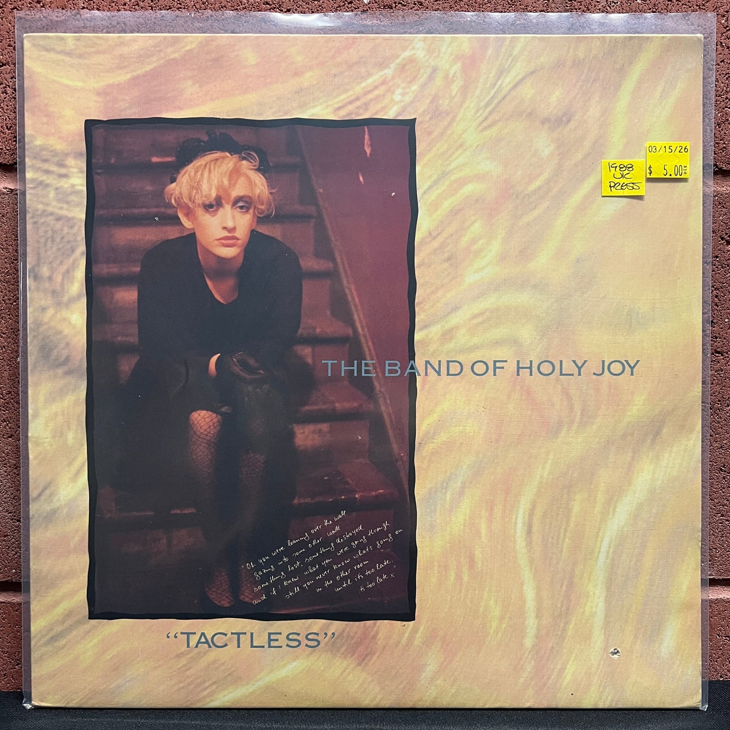Used Vinyl: The Band Of Holy Joy "Tactless" 12" (1988 UK Press)
