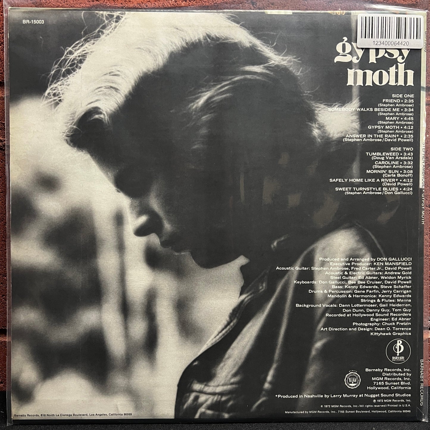 Used Vinyl: Stephen Ambrose ‎"Gypsy Moth" LP (1972 Press)