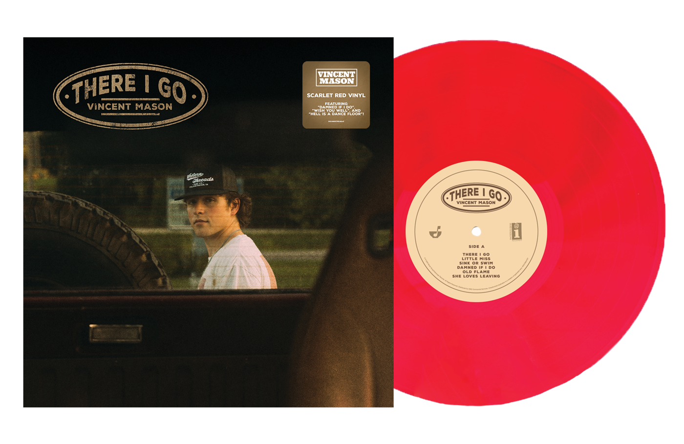 PRE-ORDER: Vincent Mason "There I Go" LP (Scarlet Red Vinyl)