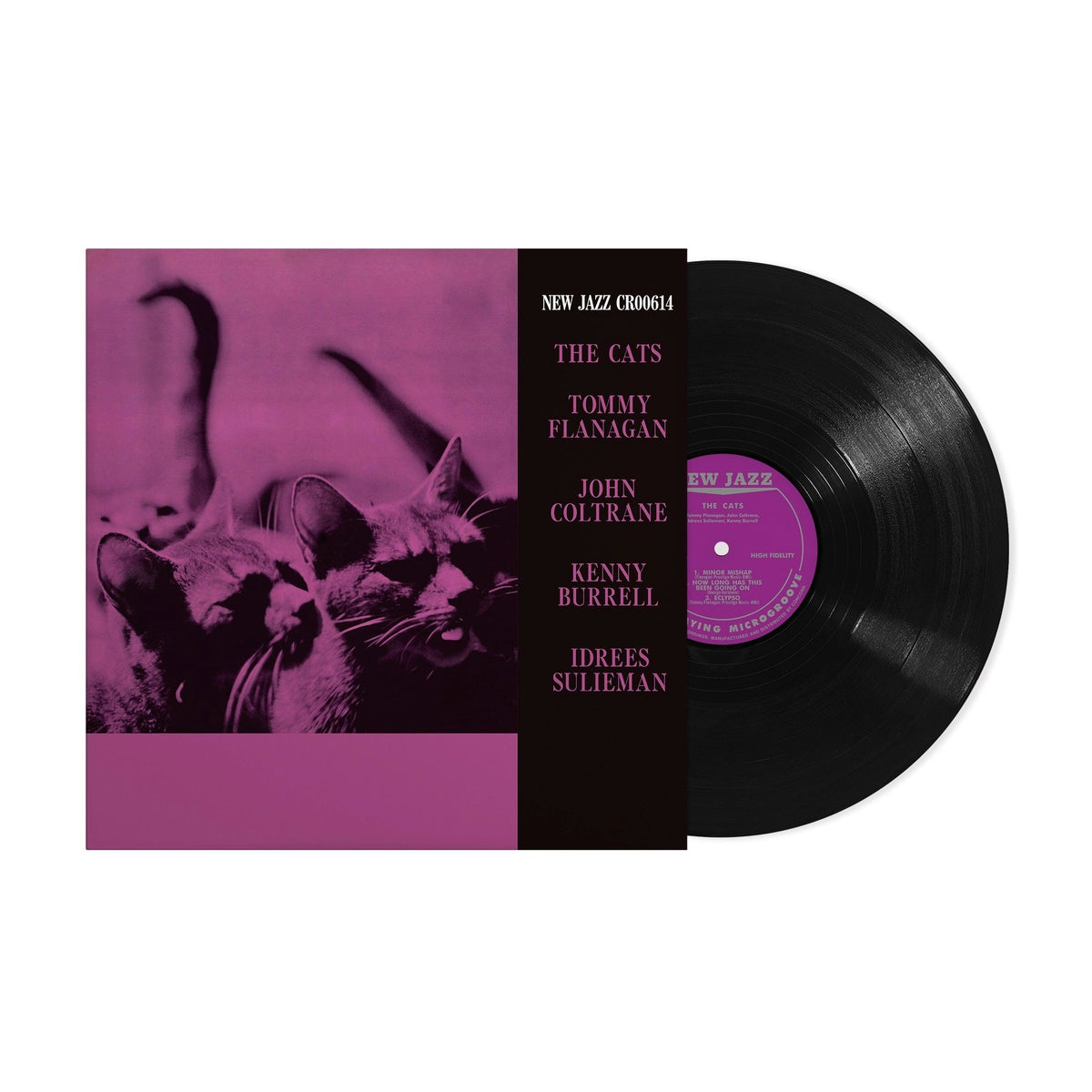 The Cats - Tommy Flanagan, John Coltrane, Kenny Burrell & Idrees Sulieman - The Cats - OJC LP