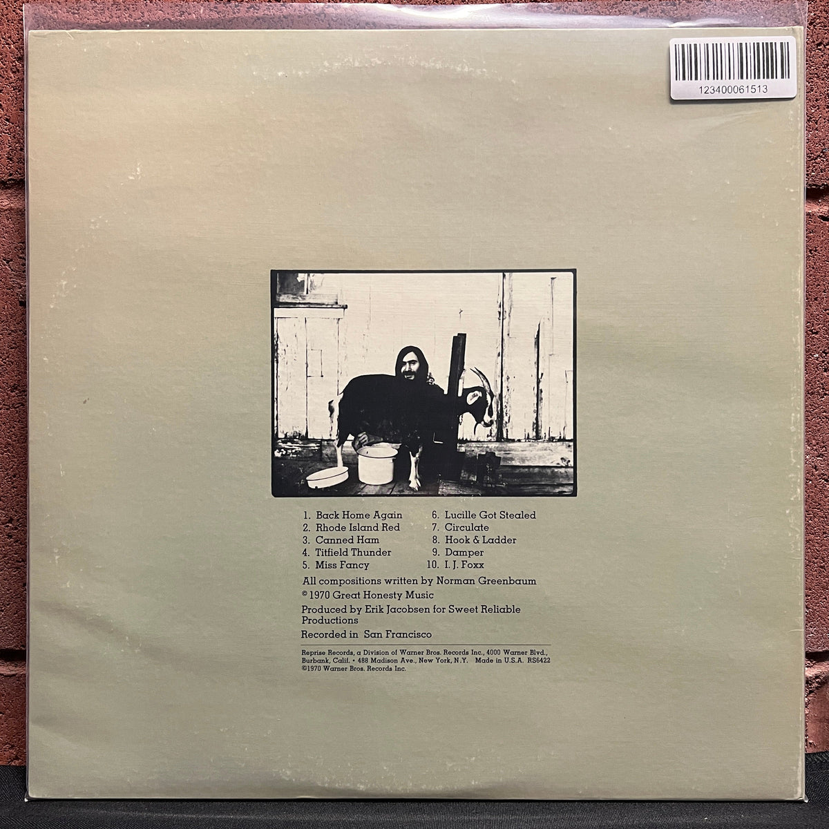 Used Vinyl: Norman Greenbaum ‎"Back Home Again" LP (1970 Promo Press)