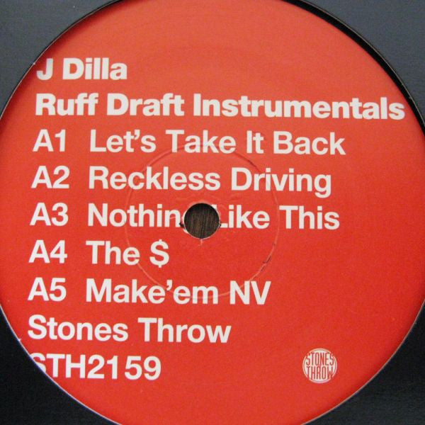 J Dilla - Ruff Draft Beats (Instrumentals) - LP