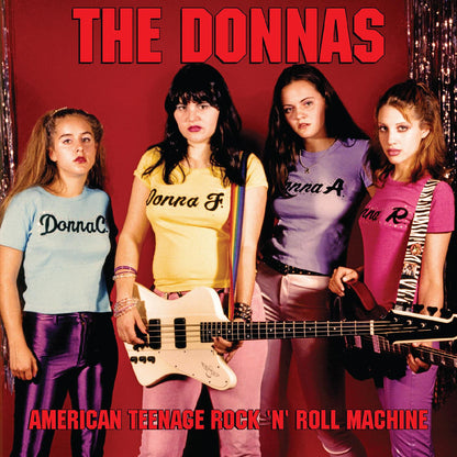 The Donnas "American Teenage Rock 'N' Roll Machine" LP (Fire Orange w/ Black Swirl)