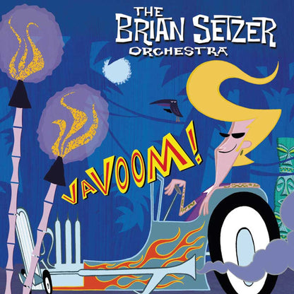 The Brian Setzer Orchestra "Vavoom!" LP (Caravan Yellow Vinyl)