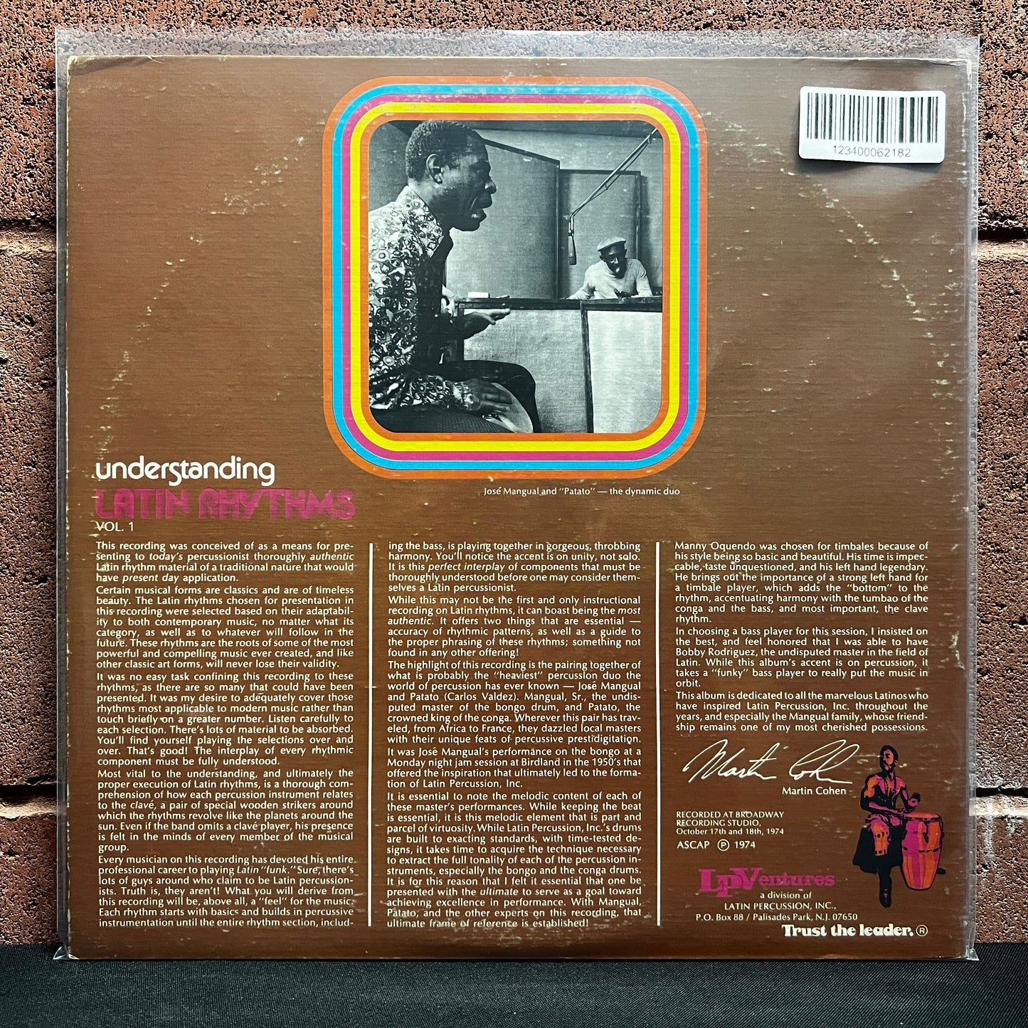 Used Vinyl: Jose Mangual and Carlos Valdez "Understanding Latin Rhythms" LP