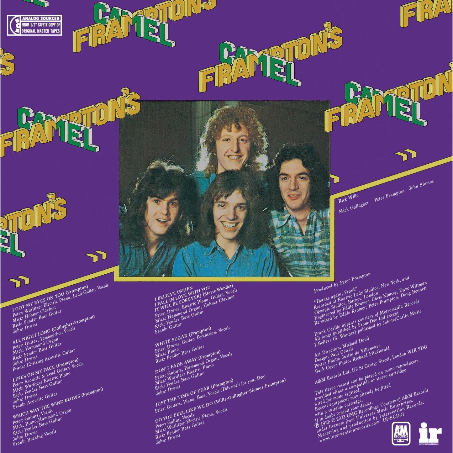 Peter Frampton - Frampton's Camel - Intervention Records SACD