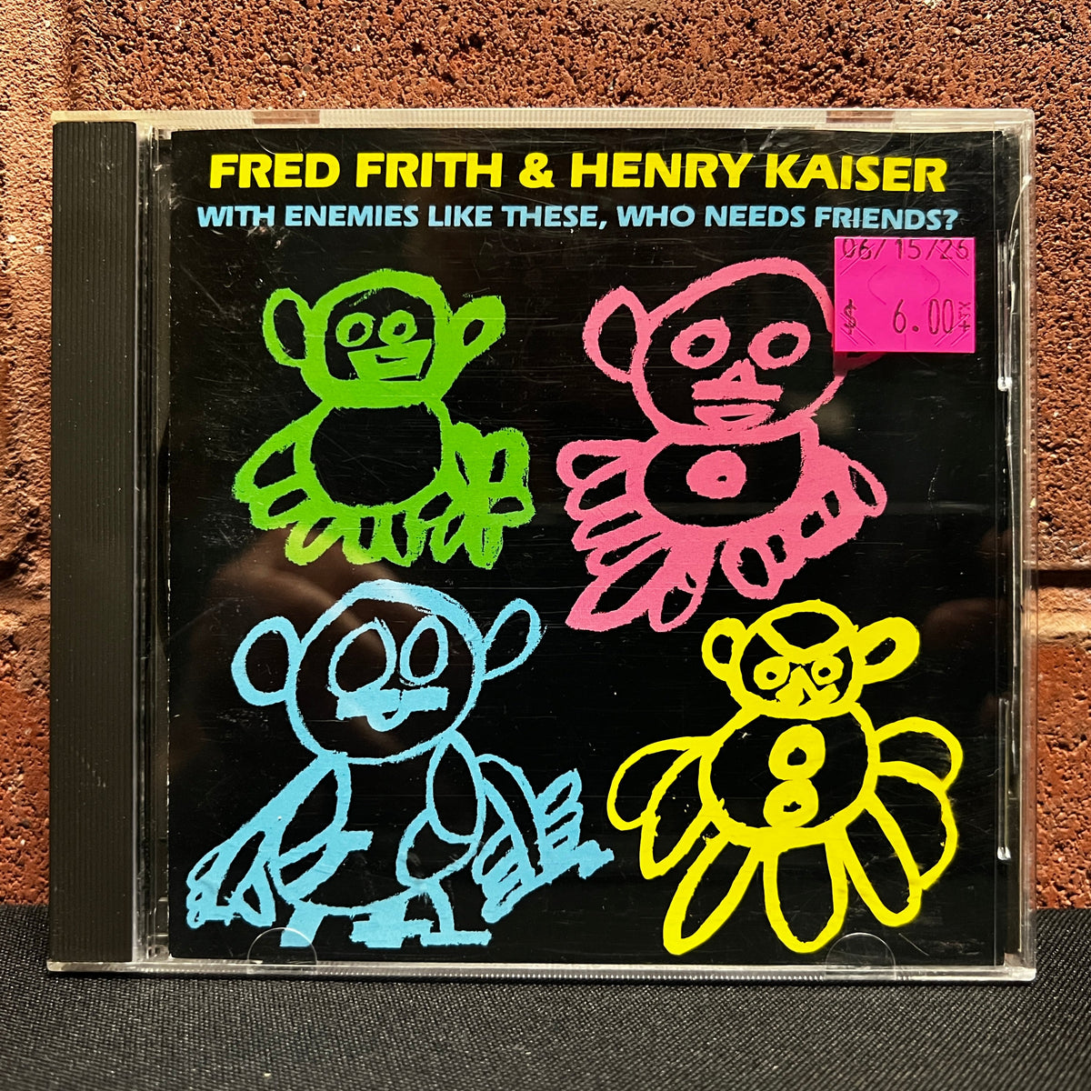 Used CD: Fred Frith and Henry Kaiser "With Enemies Like These, Who Needs Friends?" CD
