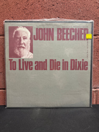 USED VINYL: John Beecher “To Live and Die in Dixie" LP