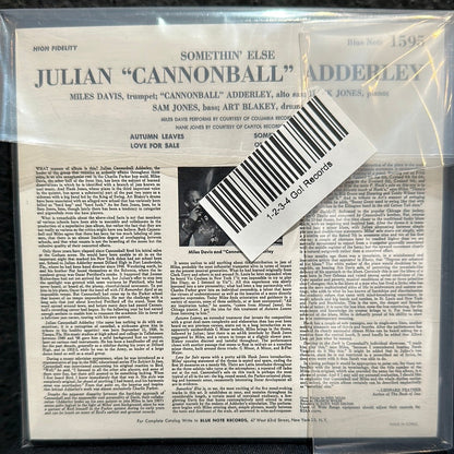 USED CD: Cannonball Adderley “Somethin' Else” CD (Japanese Press)