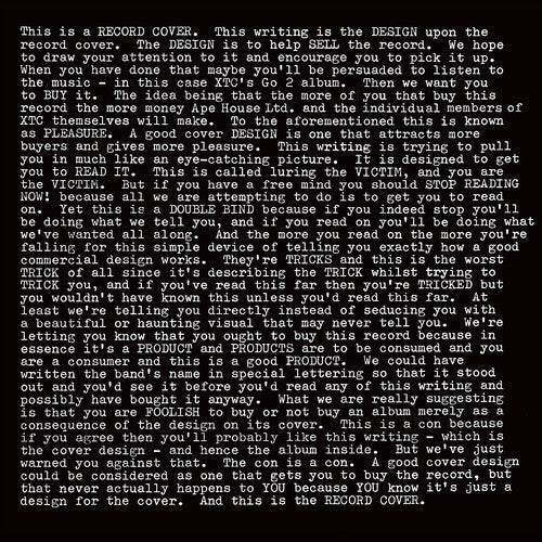 XTC - GO2 - LP