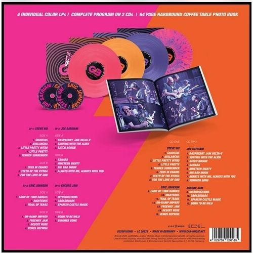 G3 (Satriani/Vai/Johnson) - G3 Reunion Live - LP/CD Box Set