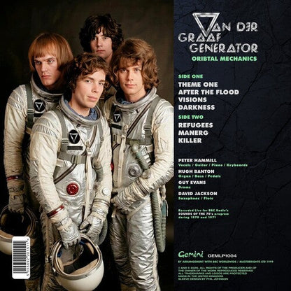 PRE-ORDER: Van der Graaf Generator "Orbital Mechanics" LP (Indie Exclusive Mint Pearl Vinyl)