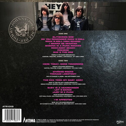 PRE-ORDER: Ramones "Coast To Coast" LP (Indie Exclusive Color Vinyl)