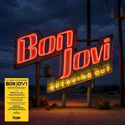 PRE-ORDER: Bon Jovi "Breaking Out" LP (Indie Exclusive Color Vinyl)