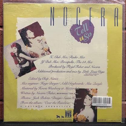 Used Vinyl: Nocera ‎"Tell U So" 12" (1987 Press - Sealed)