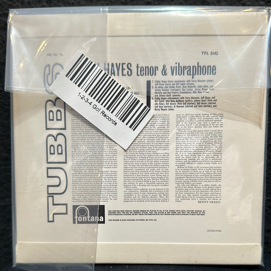 USED CD: Tubby Hayes “Tubbs” CD (Japanese Press)