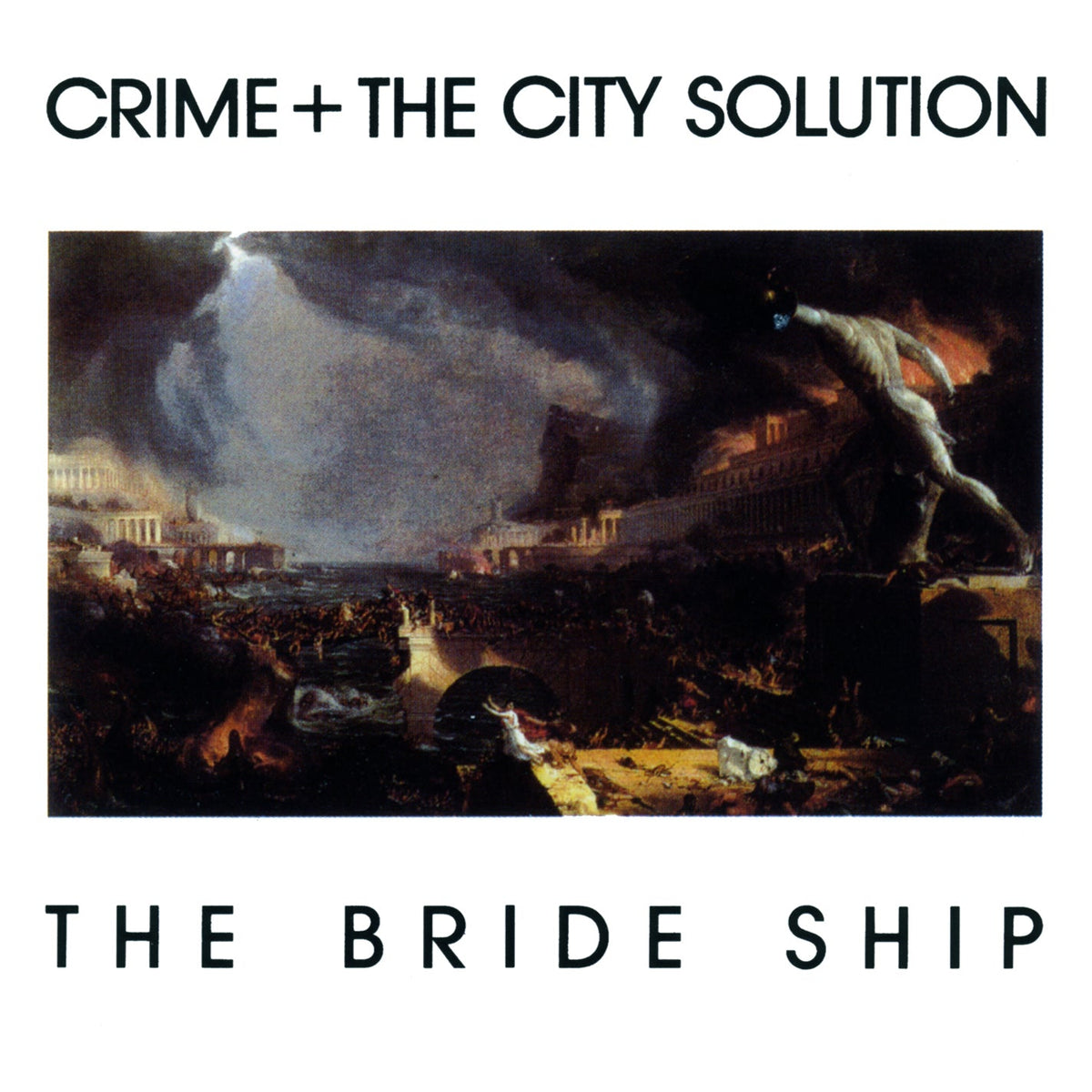 DAMAGED COVER: Crime & The City Solution "The Bride Ship" LP (White Vinyl)